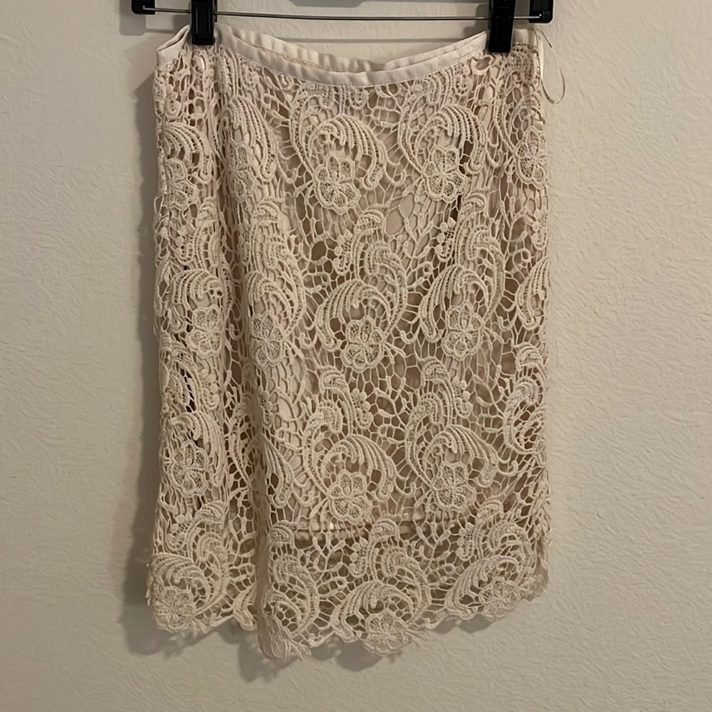 Forever 21 Lace and Satin Skirt